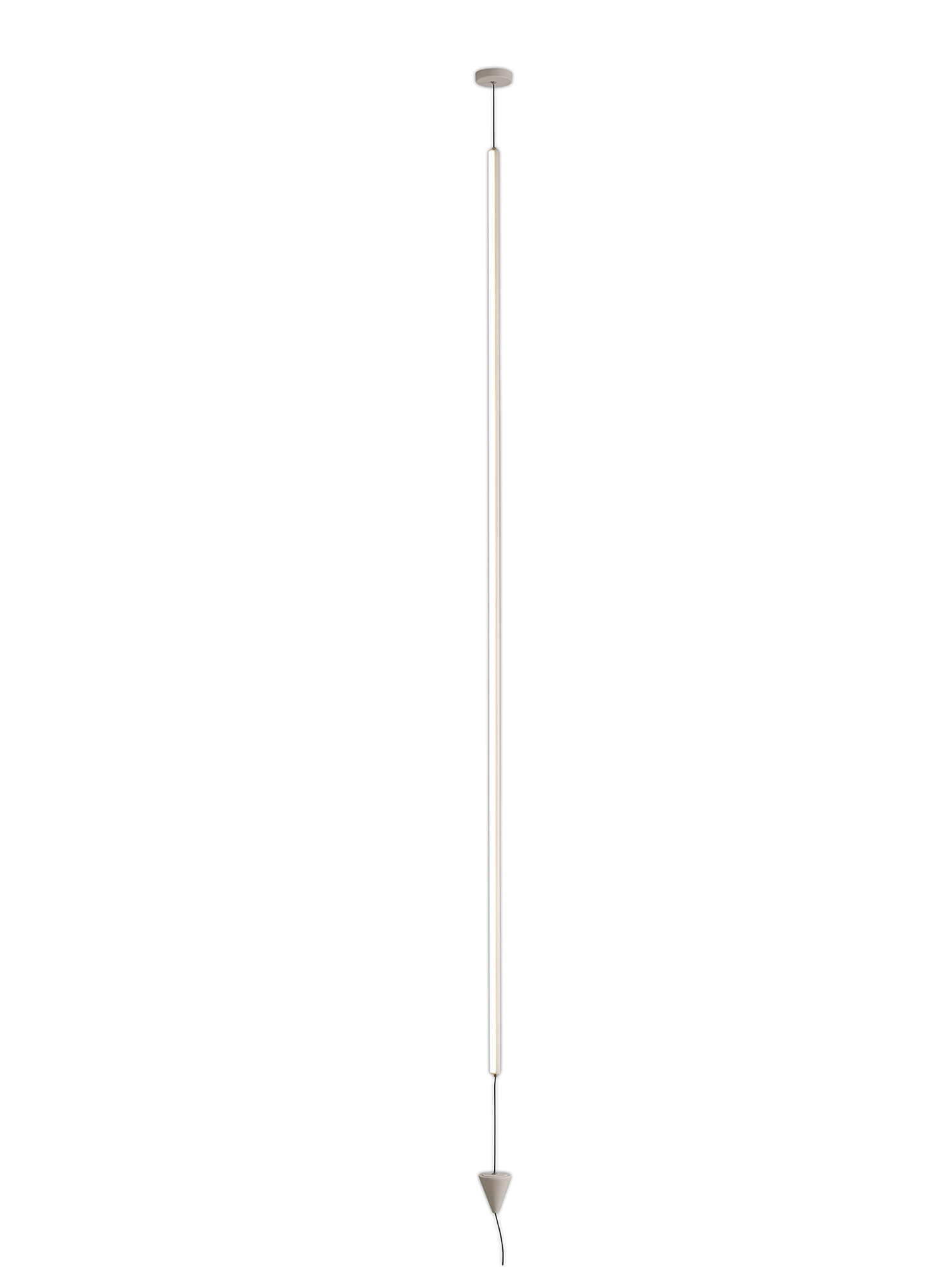 M7351  Vertical Pendant/Floor Lamp 36W LED White